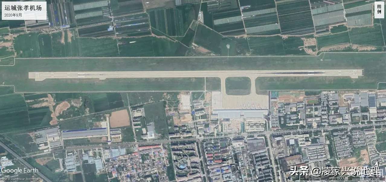 2020年运城张孝机场完成旅客吞吐量163.